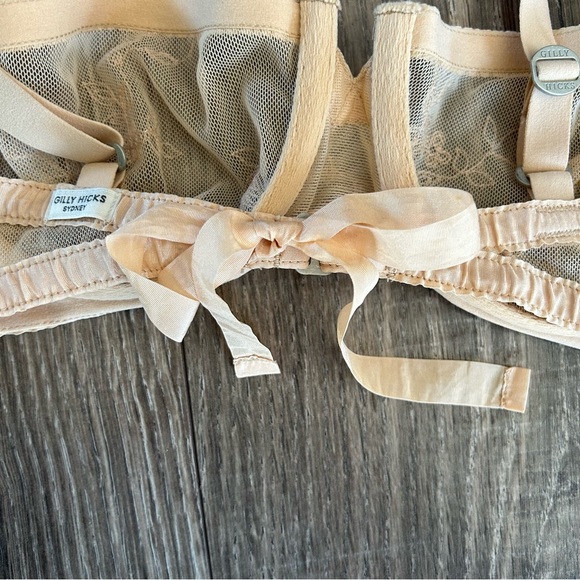 Gilly Hicks 34C see through nude balconette underwire bra - Picture 6 of 6